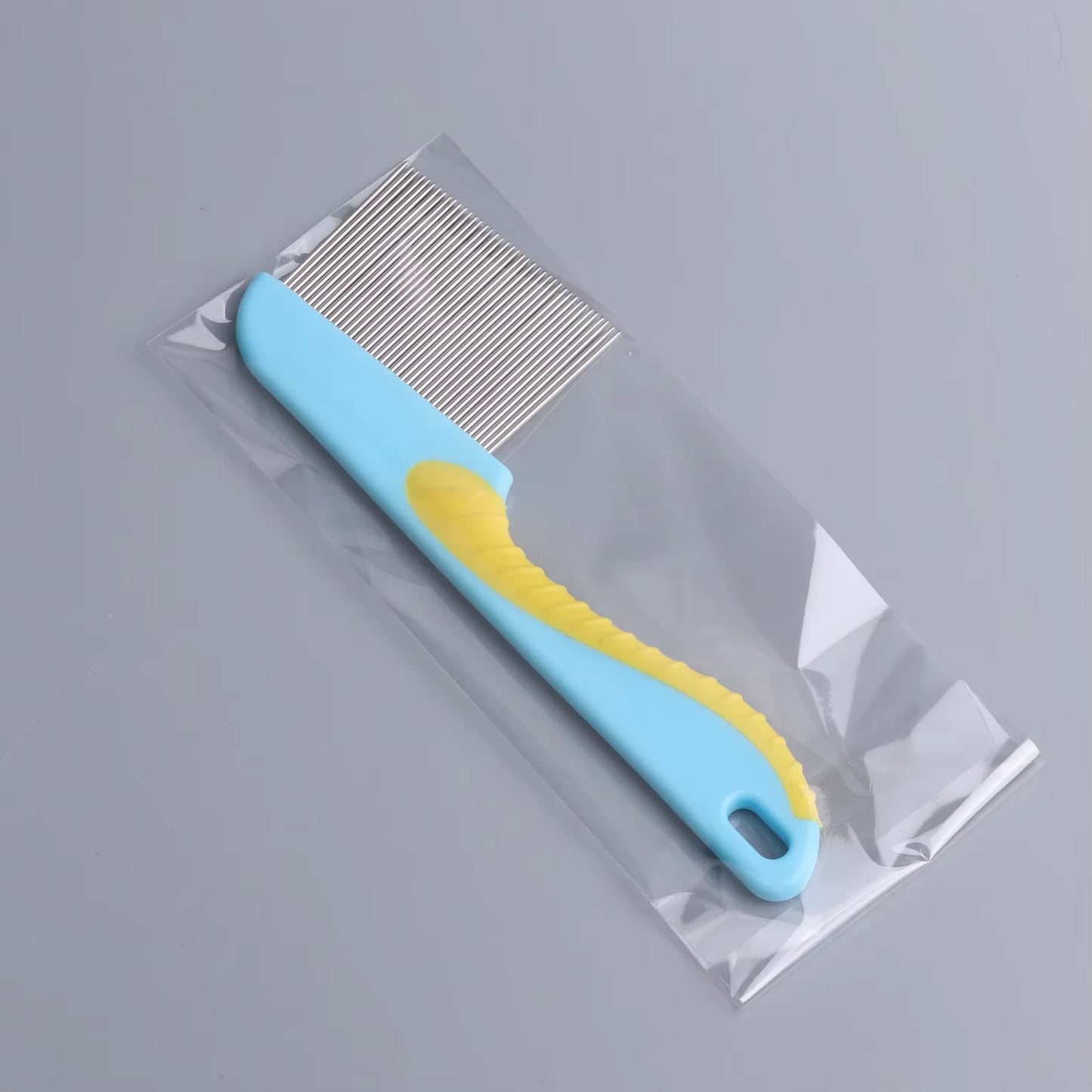 Pet Dog Cat anti Lice Comb Stainless Steel Long and Short Needle Dog Grooming Comb Deworming Eggs Knot Grooming Grate Flea Combs