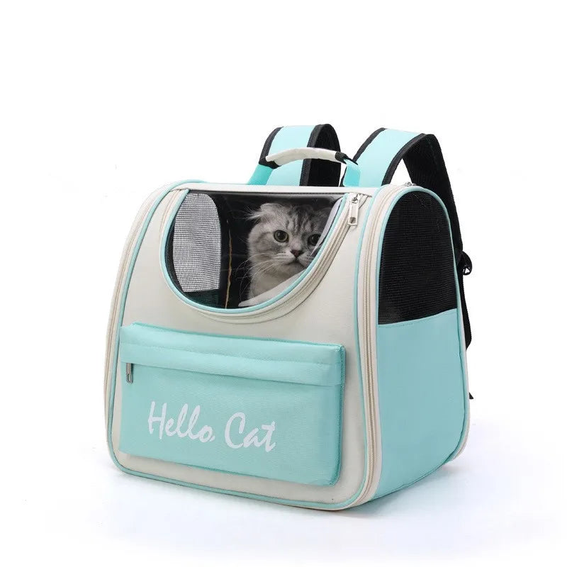Cat Carrier Bags Windproof Outdoor Travel Backpack for Cat Small Dogs Transport Carrying Bag Cat Backpack Carriers with Cushion