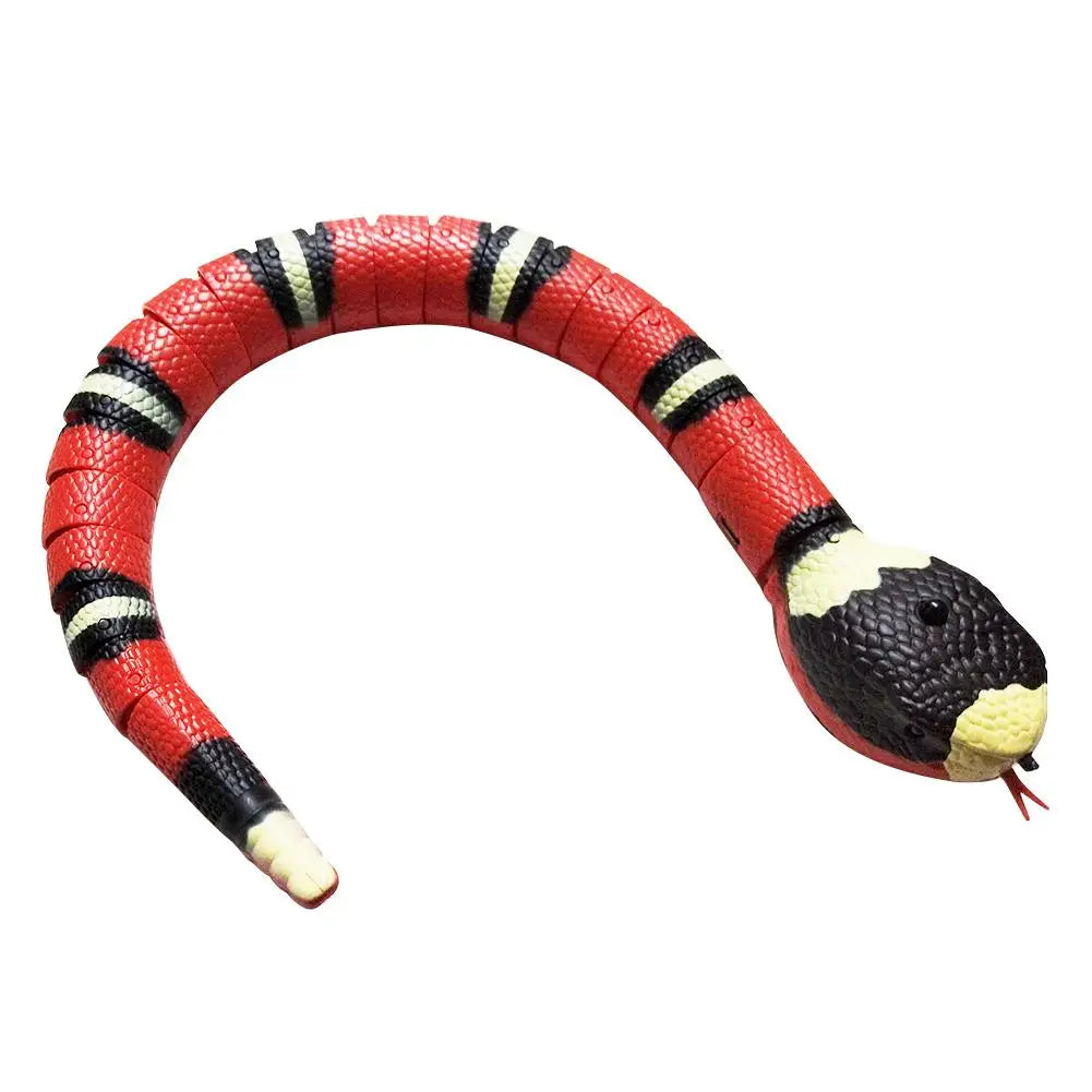 Tricky Snake Cat Toys Interactive Electric Induction Snake Toy Smart Sensing Tease Toys for Cats Game Accessories Pet Supplies