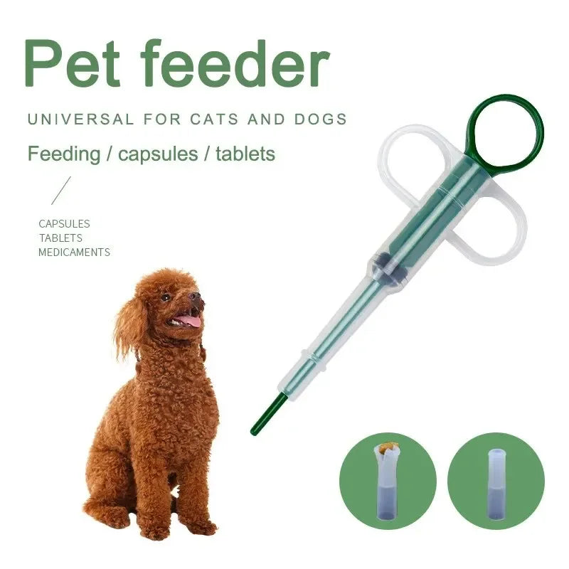 1PC Pet Propulsive Silicone Drug Feeder Tablet Liquid Comfortable Dog and Cat Universal Safe, Easy to Clean and Use Repeatedly