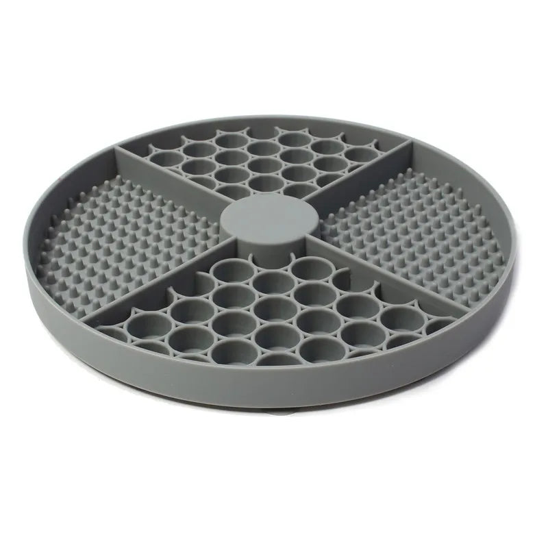 Pet Supplies Silicone Licking Mat Cat Slow Feeder with Suction Cup Slow Feeding Pad Dog Licking Pad Anxiety-Relieving Utensils