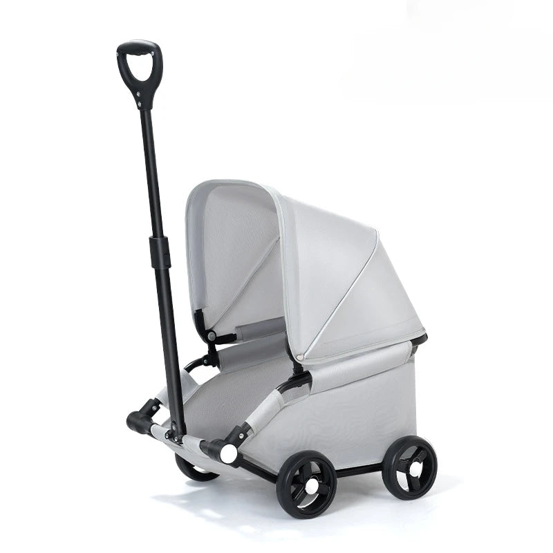Pet Stroller Folding 360 ° Rotating Telescopic Rod Cat Bags Dog Travel Supplies Outdoor Portable Multifunctional Shopping Cart