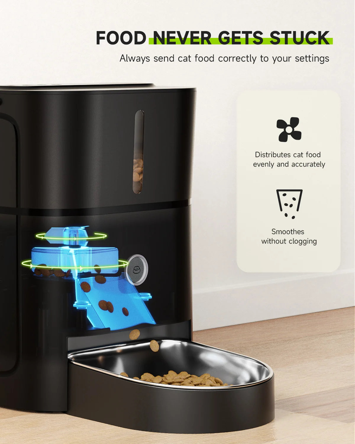 Automatic Cat Feeder Pet Smart Cat Food Dispenser Remote Control Wifi Button Timed Feeders for Cats Dog Accessories