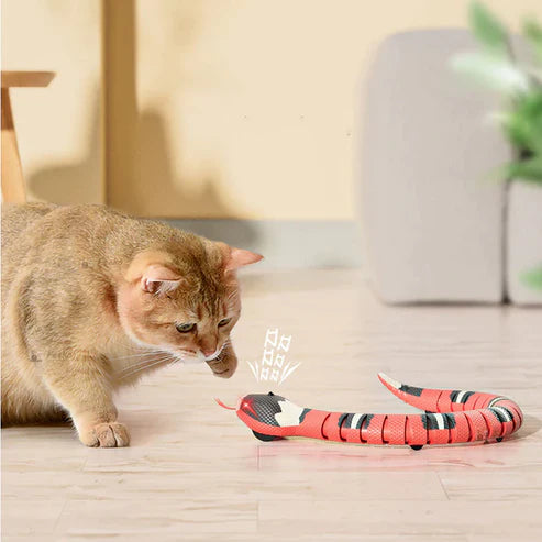 Interactive Electric Snake Cat Toy