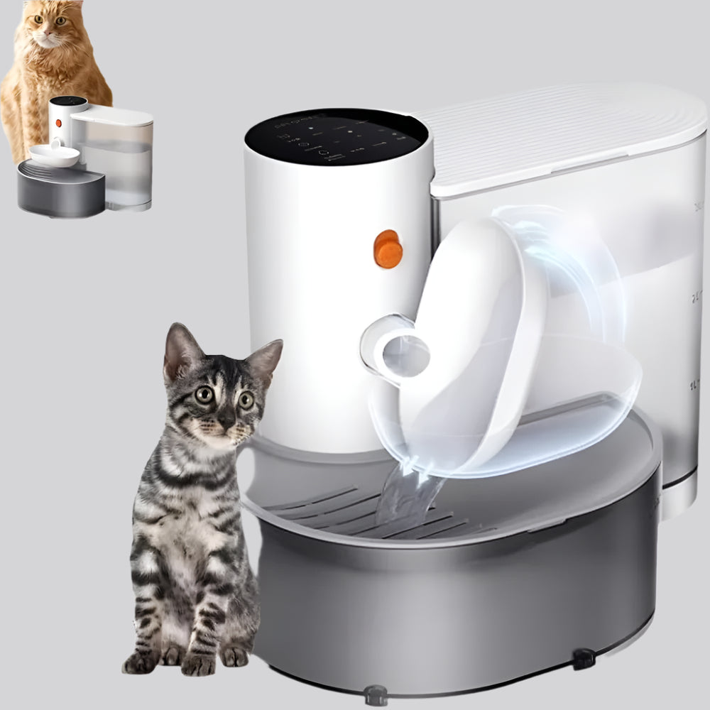 Dog and Cat Water Dispenser, Pet Water Dispenser, Dumping Cat Water Dispenser, Running Water Charging Automatic Water Feeder