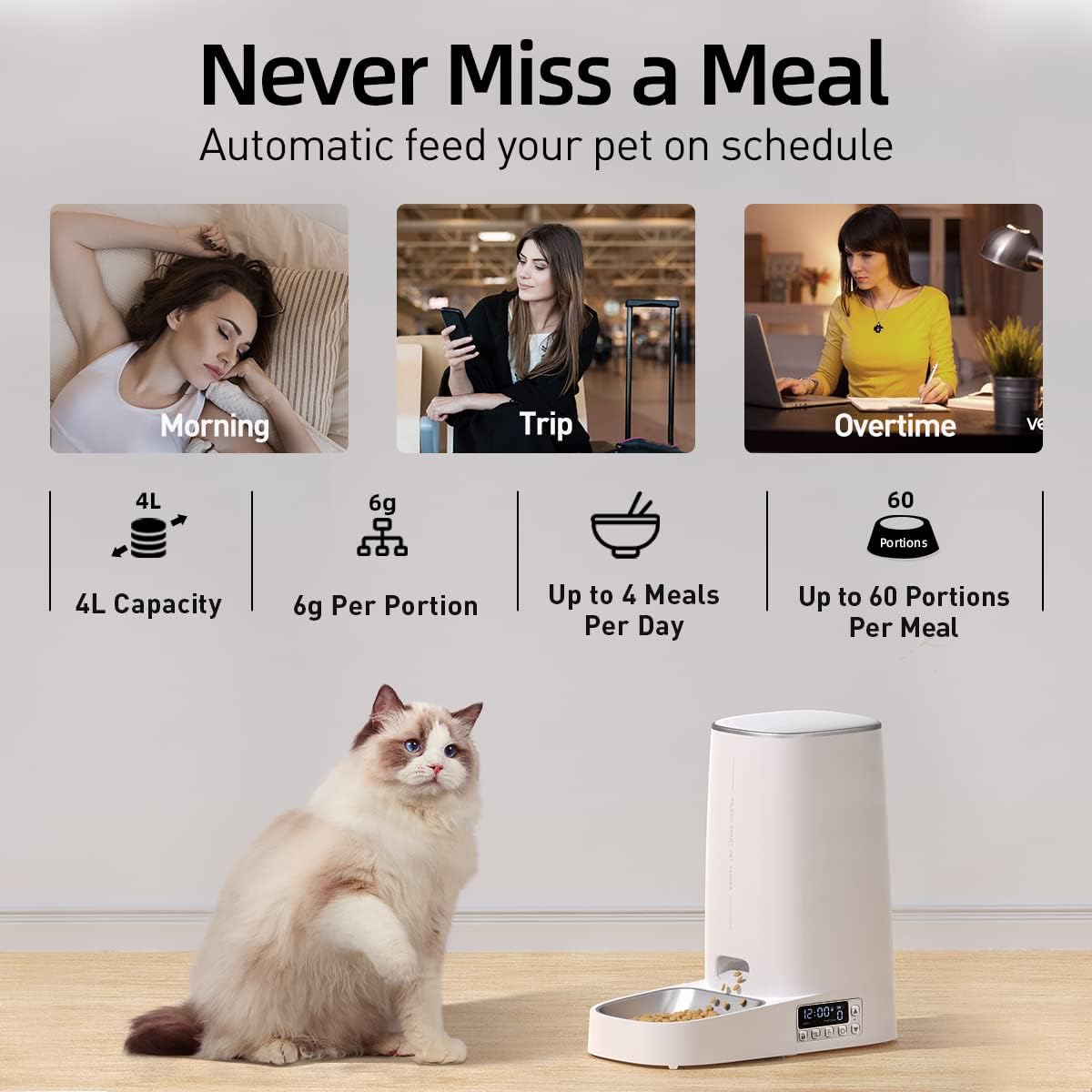 Automatic Pet Feeder with Camera