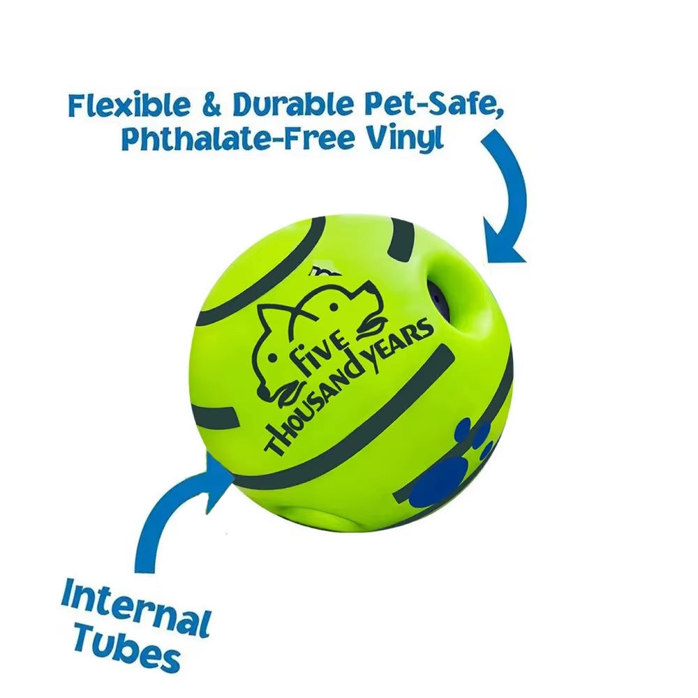 Pet Dog Ball Interactive Dog Toy Fun Sounds When Rolled or Shaken Pets Know Best as Seen on TV