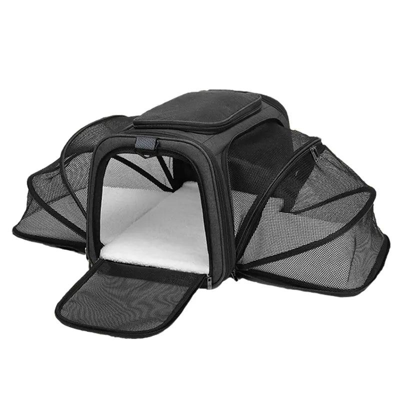 Pet Carriers Backpack Portable Breathable Foldable Shoulder Bag Cat Dog Carrier Bags Outgoing Travel Pets Handbag Transport Bag