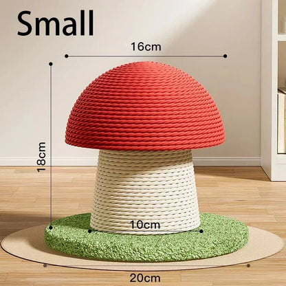 Mushroom Shaped Cat Scratcher Scratch Resistant and Wear-Resistant Cat Grinding Claw Tool Kitten Furniture Cat Scratch Board