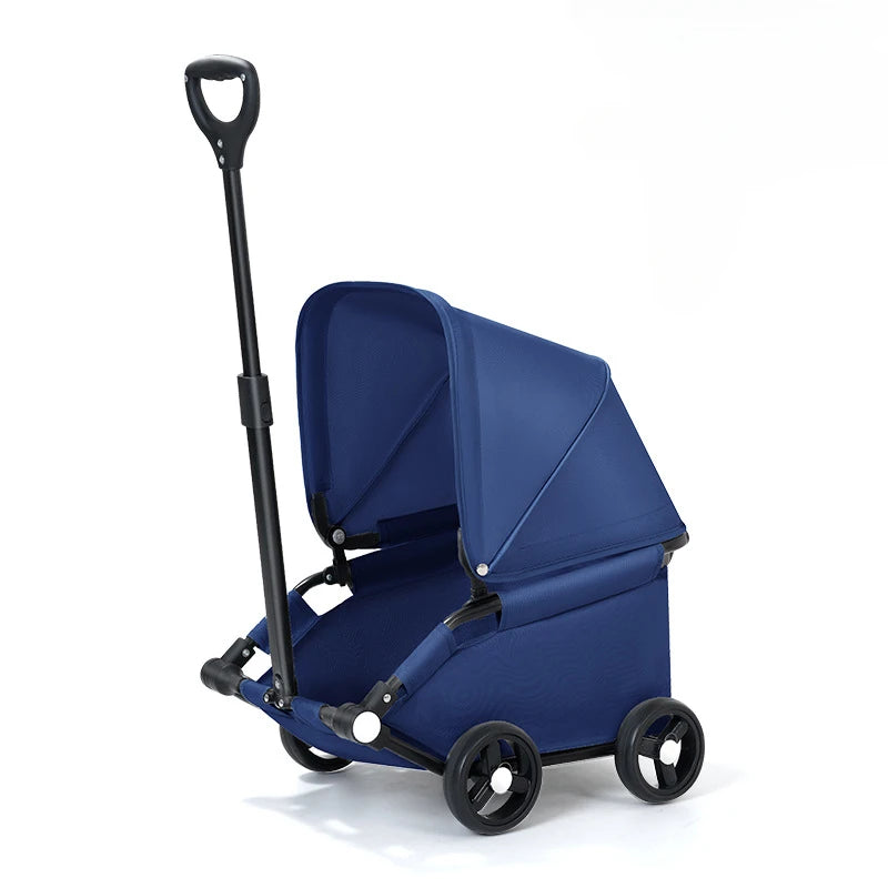 Pet Stroller Folding 360 ° Rotating Telescopic Rod Cat Bags Dog Travel Supplies Outdoor Portable Multifunctional Shopping Cart