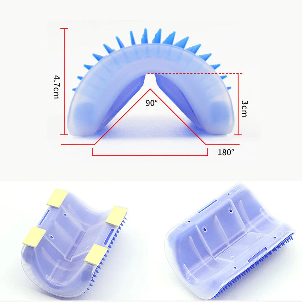 Cat Brush Comb Cat Toy with Catnip Cat Wall Brush Corner Cat Massage Self Groomer Comb Cat Rub the Face with a Tickling Comb Pet