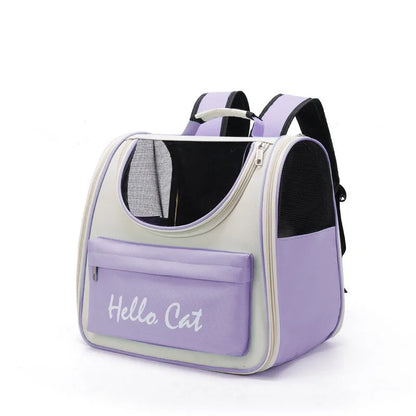 Cat Carrier Bags Windproof Outdoor Travel Backpack for Cat Small Dogs Transport Carrying Bag Cat Backpack Carriers with Cushion