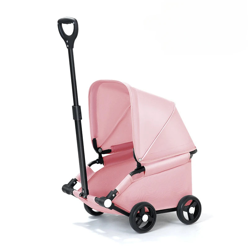 Pet Stroller Folding 360 ° Rotating Telescopic Rod Cat Bags Dog Travel Supplies Outdoor Portable Multifunctional Shopping Cart