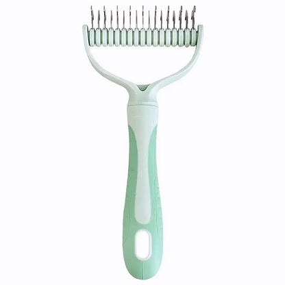 Dog Comb Stainless Steel Dog Brush Double-Sided Combs for Cat Hair Knot Opening Pet Hair Remover Pet Grooming Knife Dogs Brush
