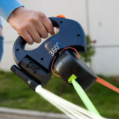 Dual Doggie Leash with LED